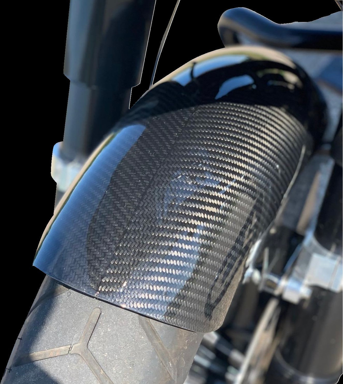 Slyfox 14+FL Carbon Front Fender- Gloss