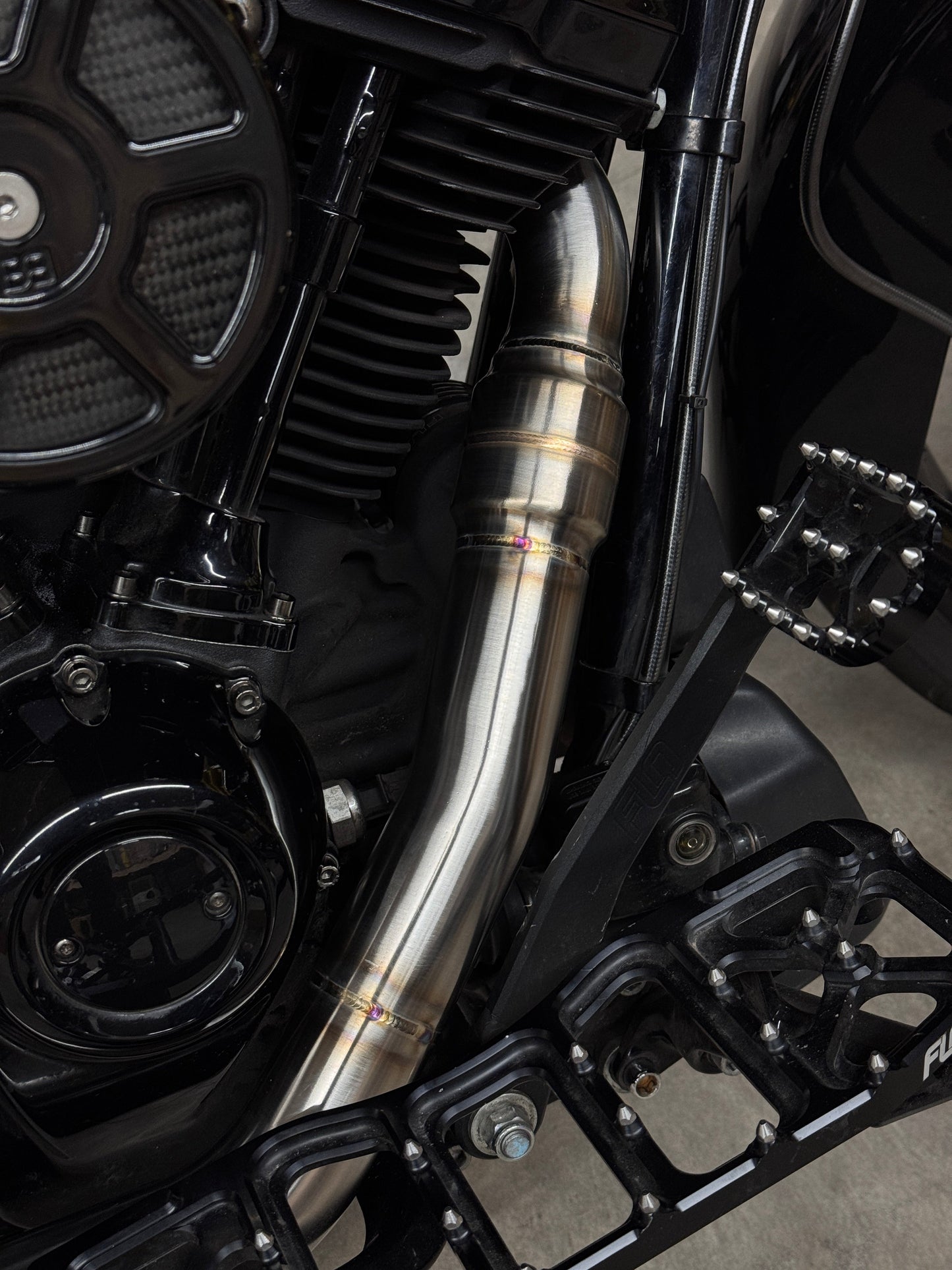 Chambered BIG STEPPER M8 touring full length 2-1 exhaust system