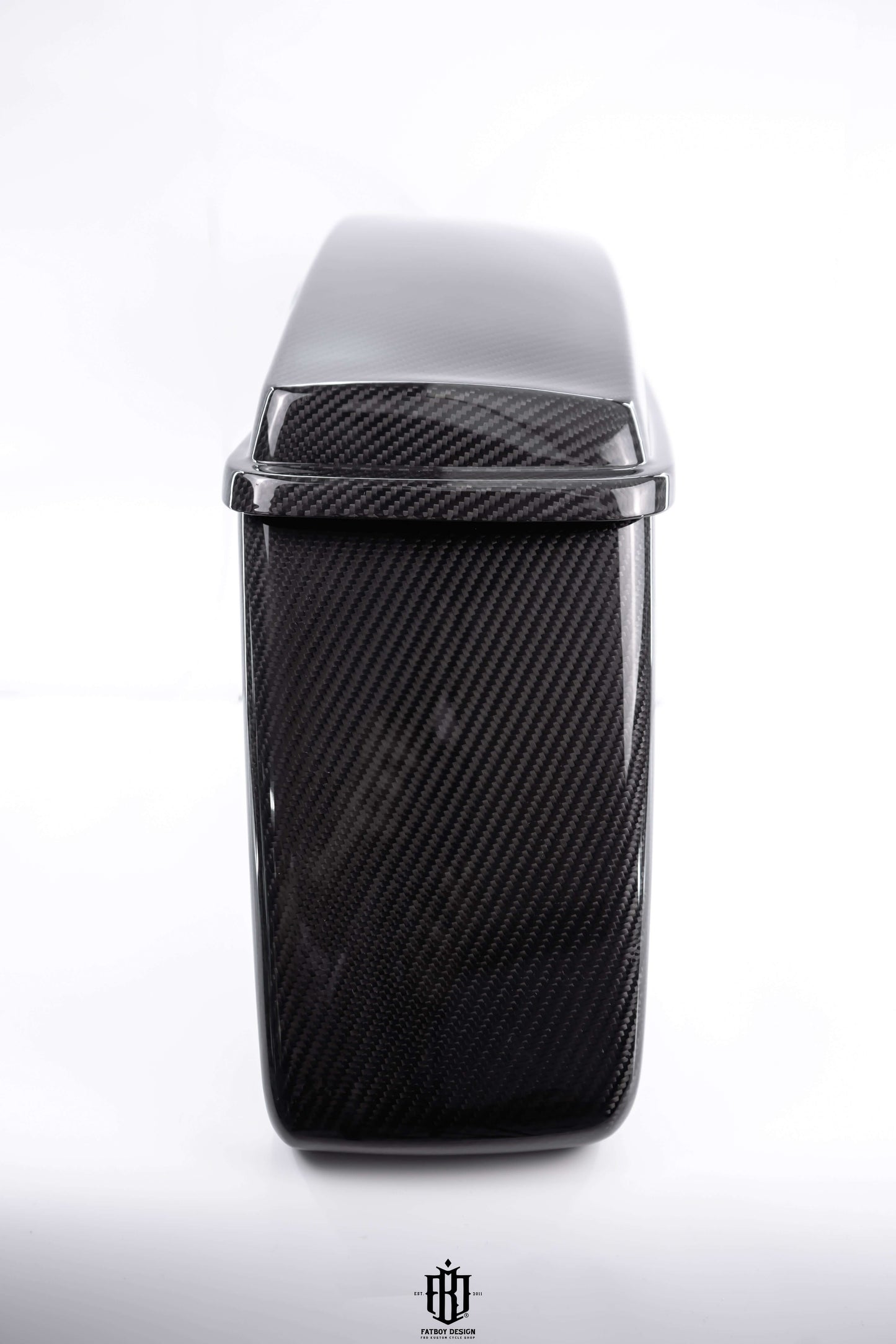 Harley Touring Carbon Fiber Saddle Bags + lids