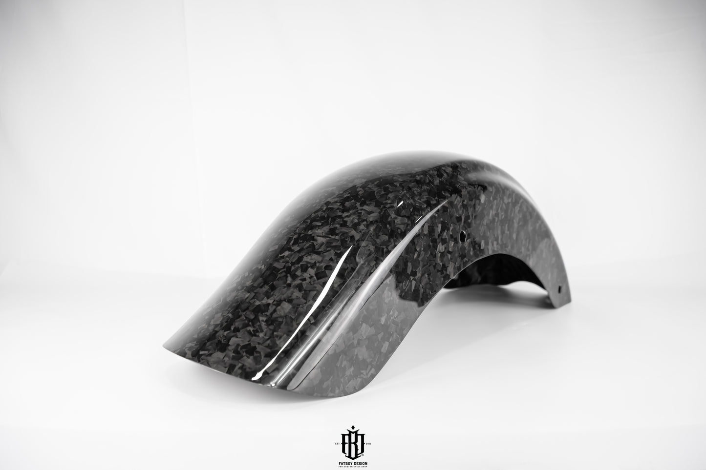 Harley Davidson Touring Carbon Fiber Rear Fender in Forged