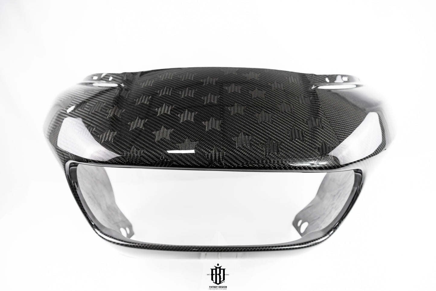 Harley Roadglide Carbon Fiber Fairing Star Twill Carbon