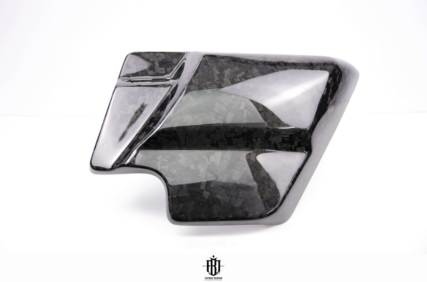Harley Touring Side Cover Forged Carbon Fiber