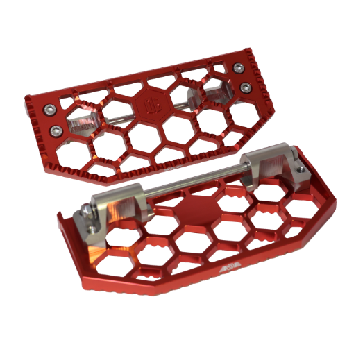Indian Challenger Bagger Floorboards Red