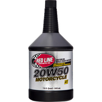 Red Line Synthetic Motor Oil - 20W50 - 1 US quart