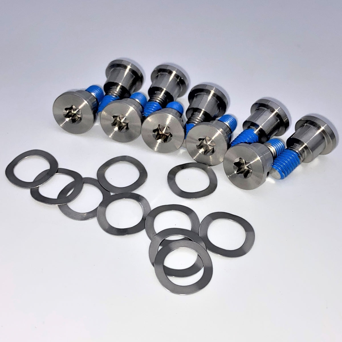 GeezerEngineering GR5 Titanium Rotor Bolt Kit (10 pcs.) for Harley Dyna Mag Wheels & VRSC & Other