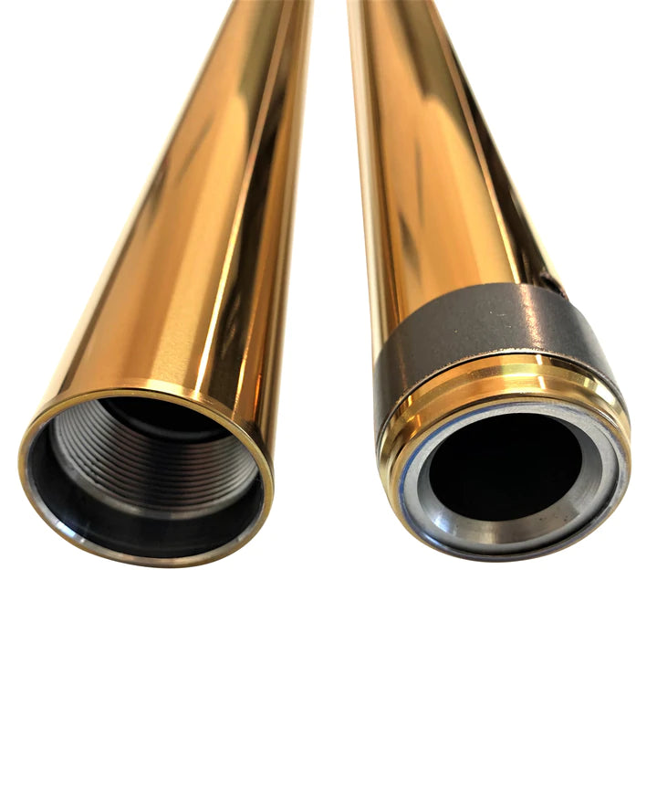 Pro-One 41MM, Touring Fork Tubes, Gold TIN, 97-13 Touring