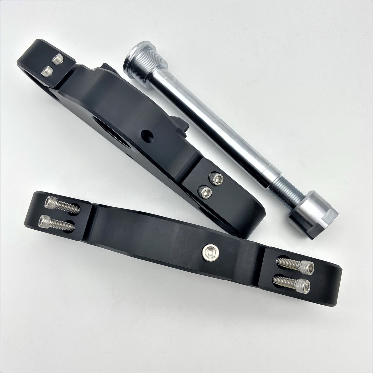 GeezerEngineering 49 mm Wide Glide Triple-Trees for Harley