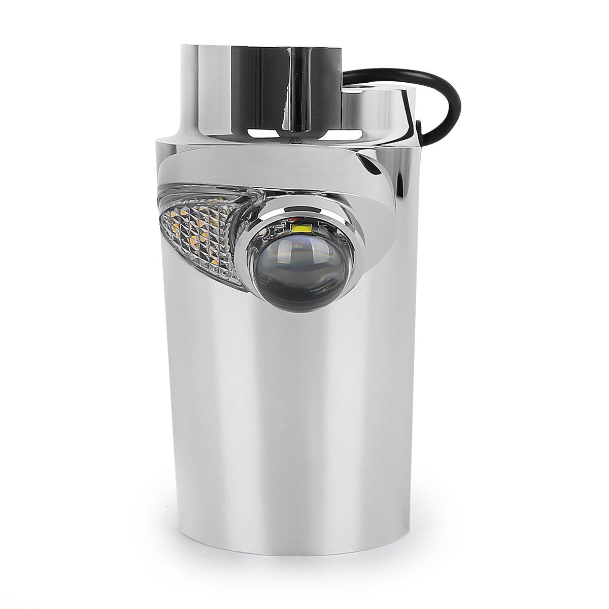 GeezerEngineering Cowbells (LED auxiliary light & turn signal) Harley 2014 & later Touring Models (chrome)