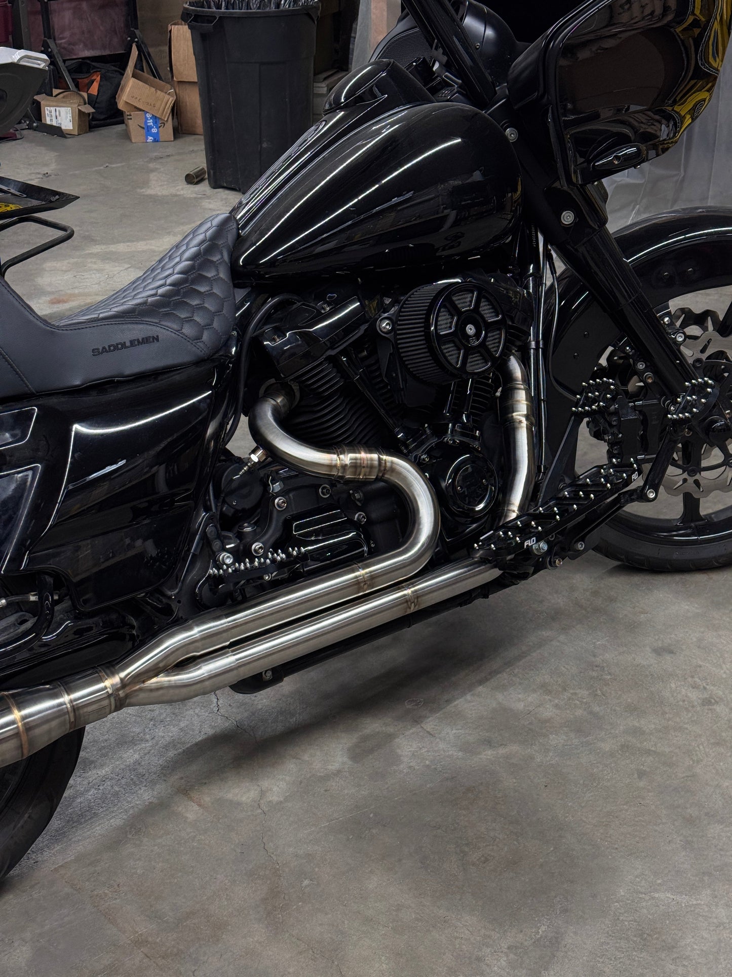 Chambered BIG STEPPER M8 touring full length 2-1 exhaust system