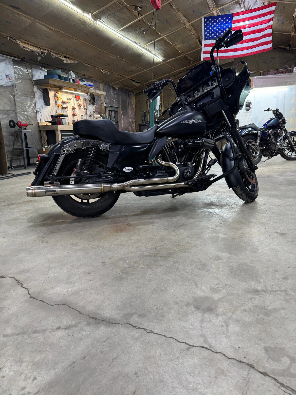 Twin cam touring full length exhaust (07-16) Bernings Performance