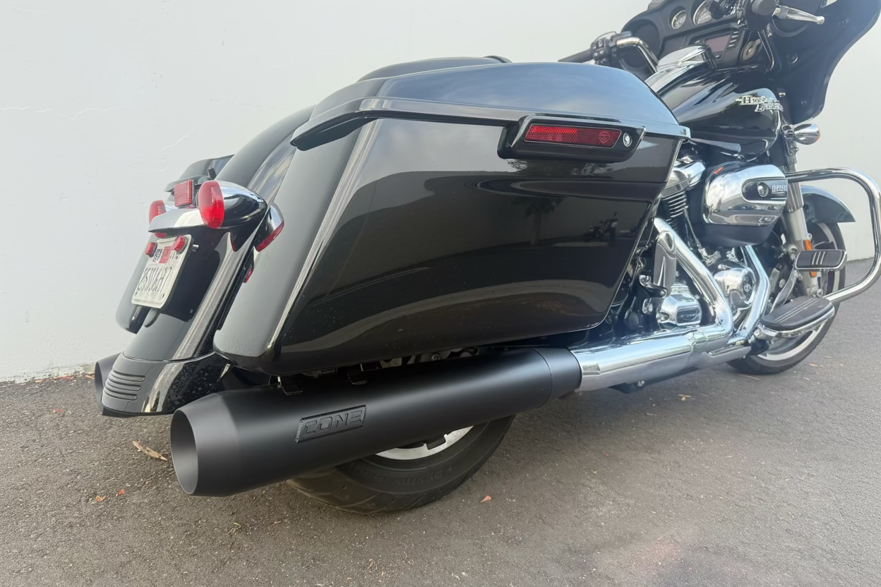 Cone Performance 2017+ Harley-Davidson Touring Stainless Steel 4.5" Slip-Ons Big Ed