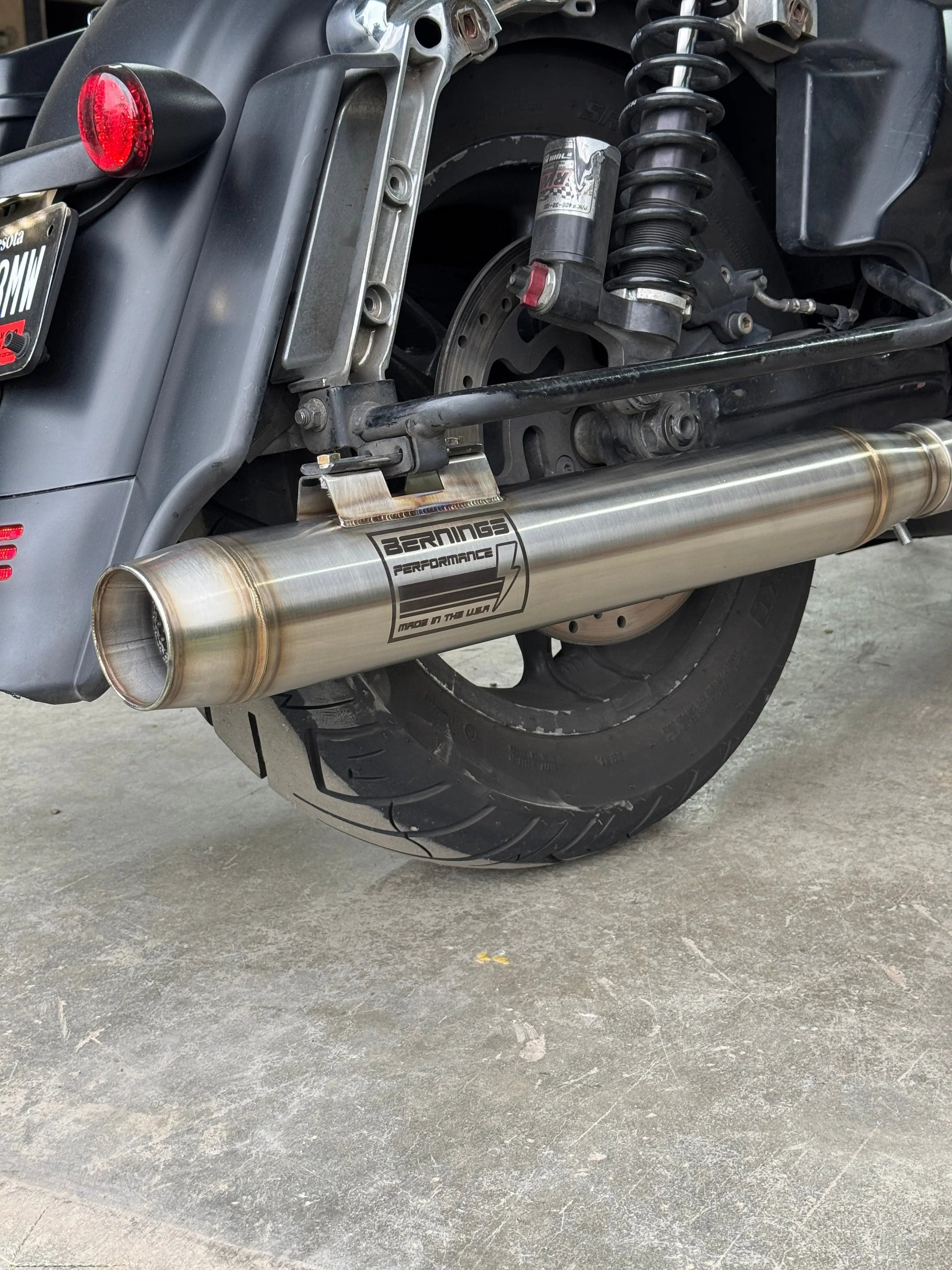 Twin cam touring full length exhaust (07-16) Bernings Performance