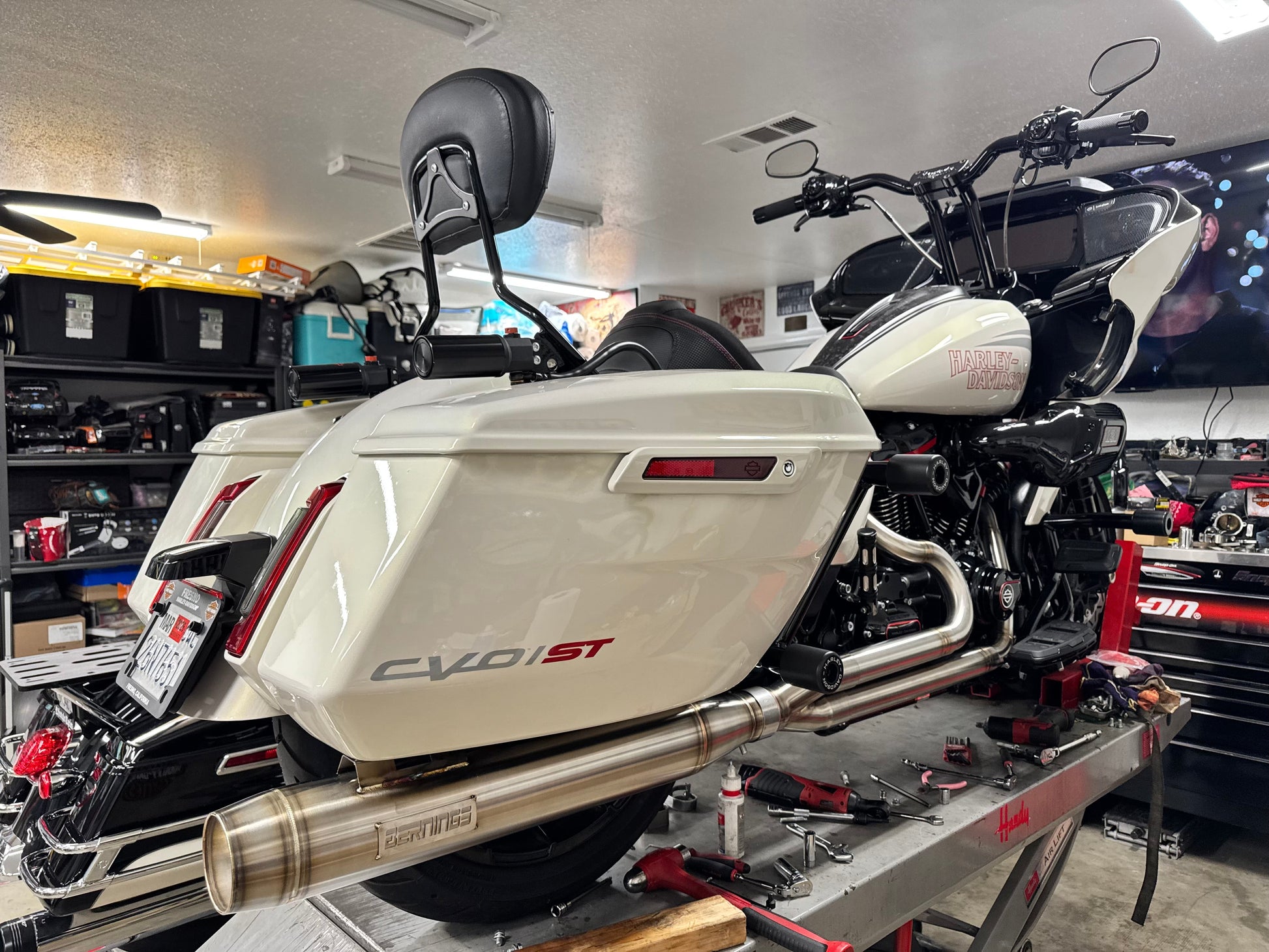 Full length M8 touring 2-1 exhaust system My Store