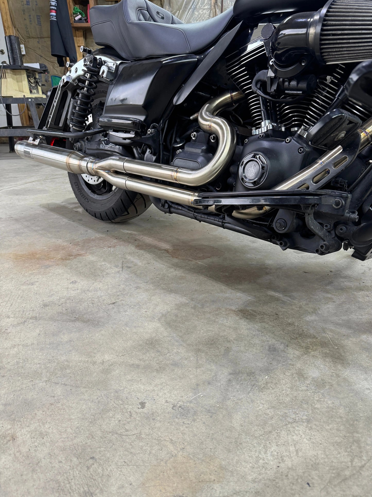 Twin cam touring full length exhaust (07-16) Bernings Performance