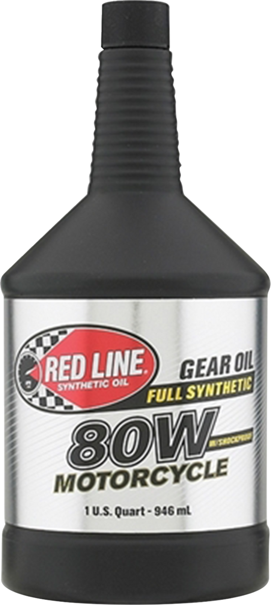 Red Line Synthetic Oil Motorcycle Gear Oil with Shockproof®