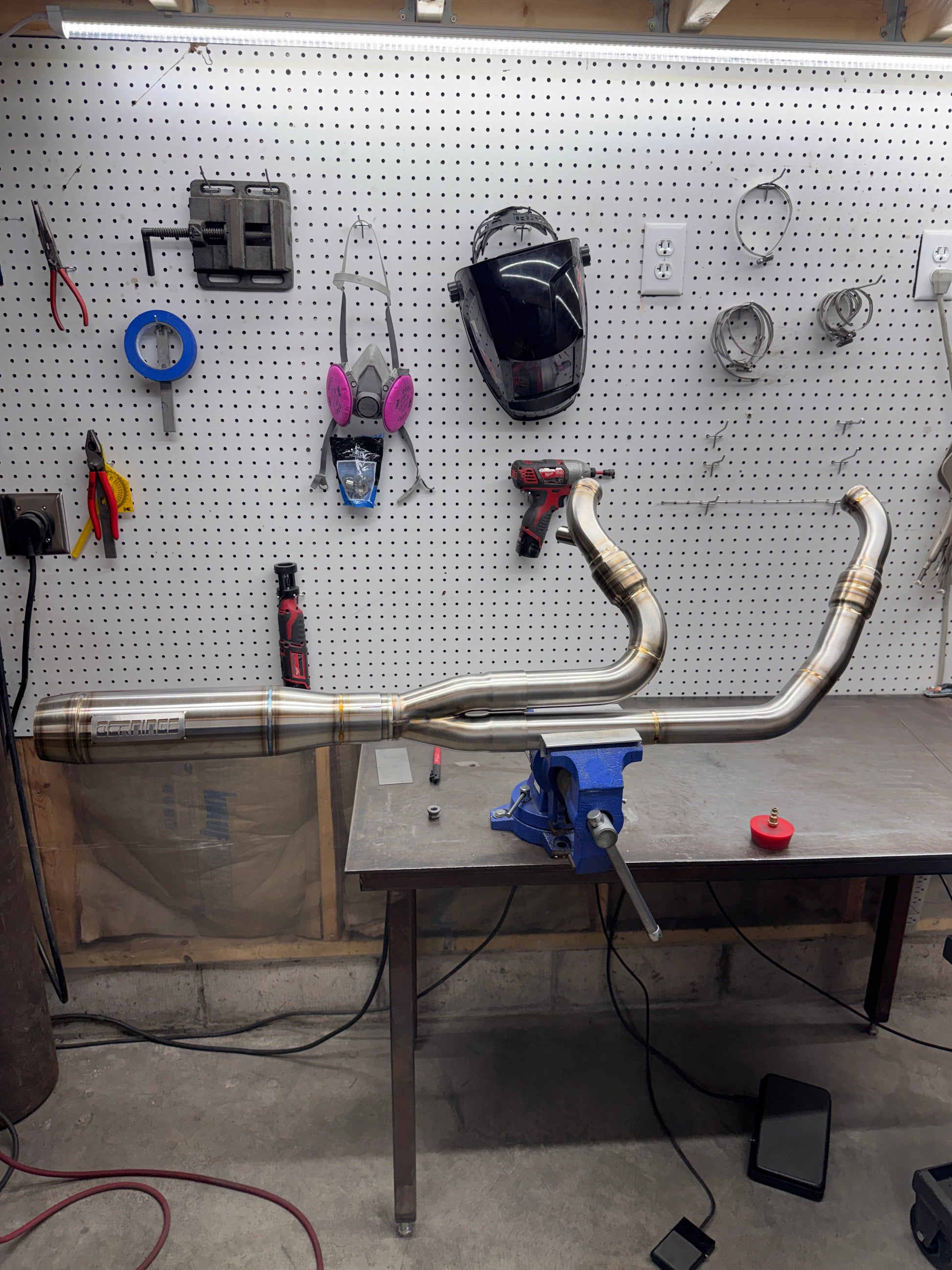 M8 softail 2-1 exhaust system Bernings Performance
