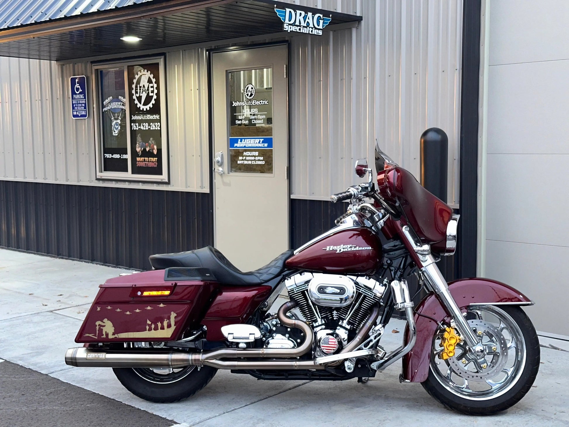 Twin cam touring full length 2 into 1 exhaust (07-16) Bernings Performance