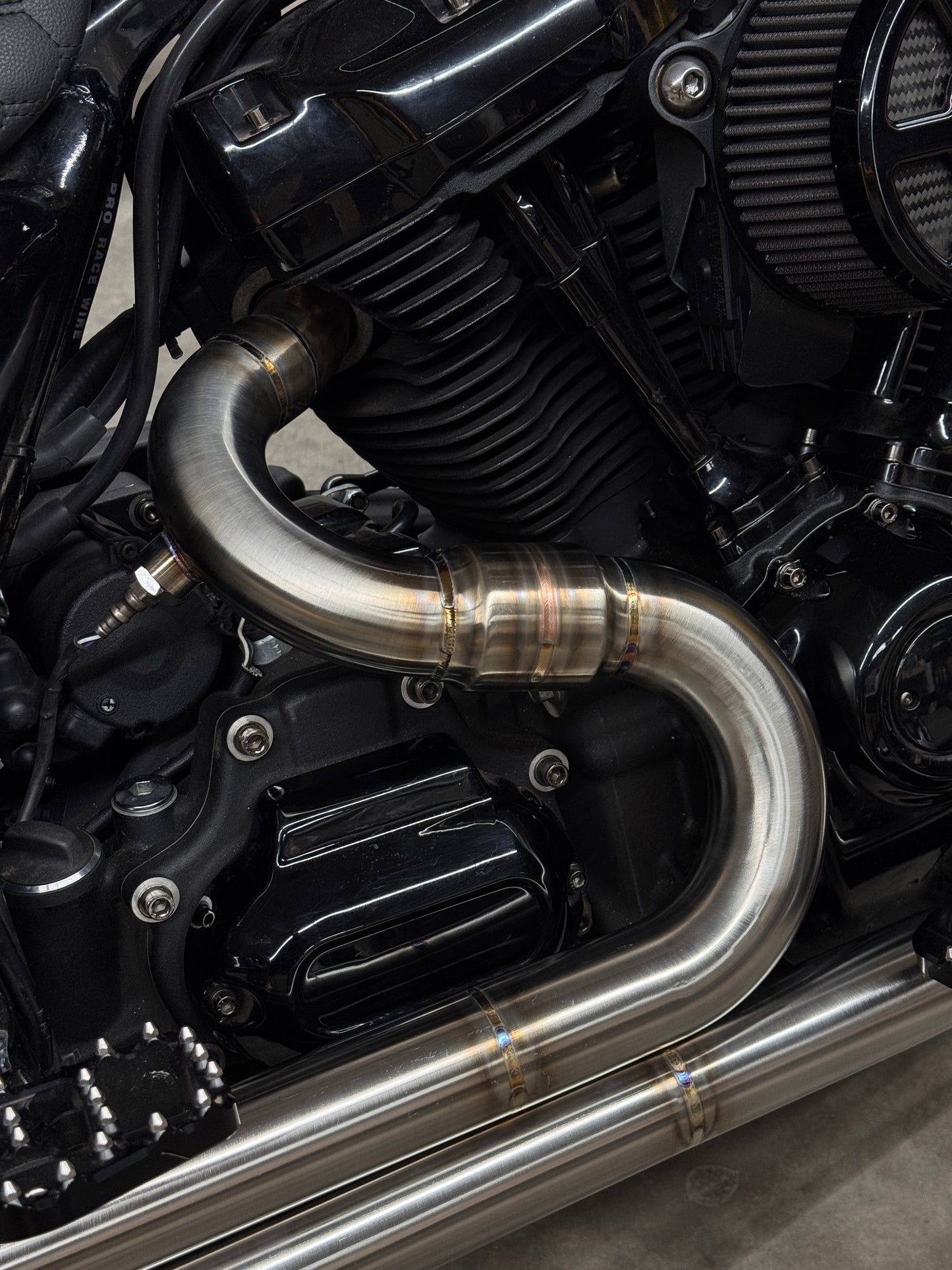 Chambered BIG STEPPER M8 touring full length 2-1 exhaust system