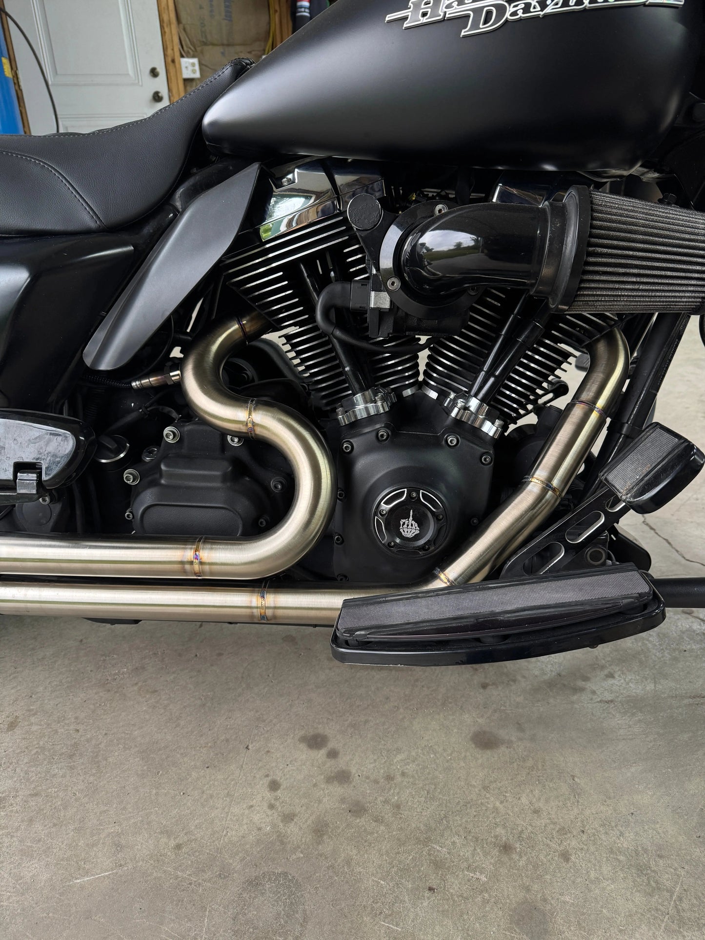 Twin cam touring full length exhaust (07-16) Bernings Performance