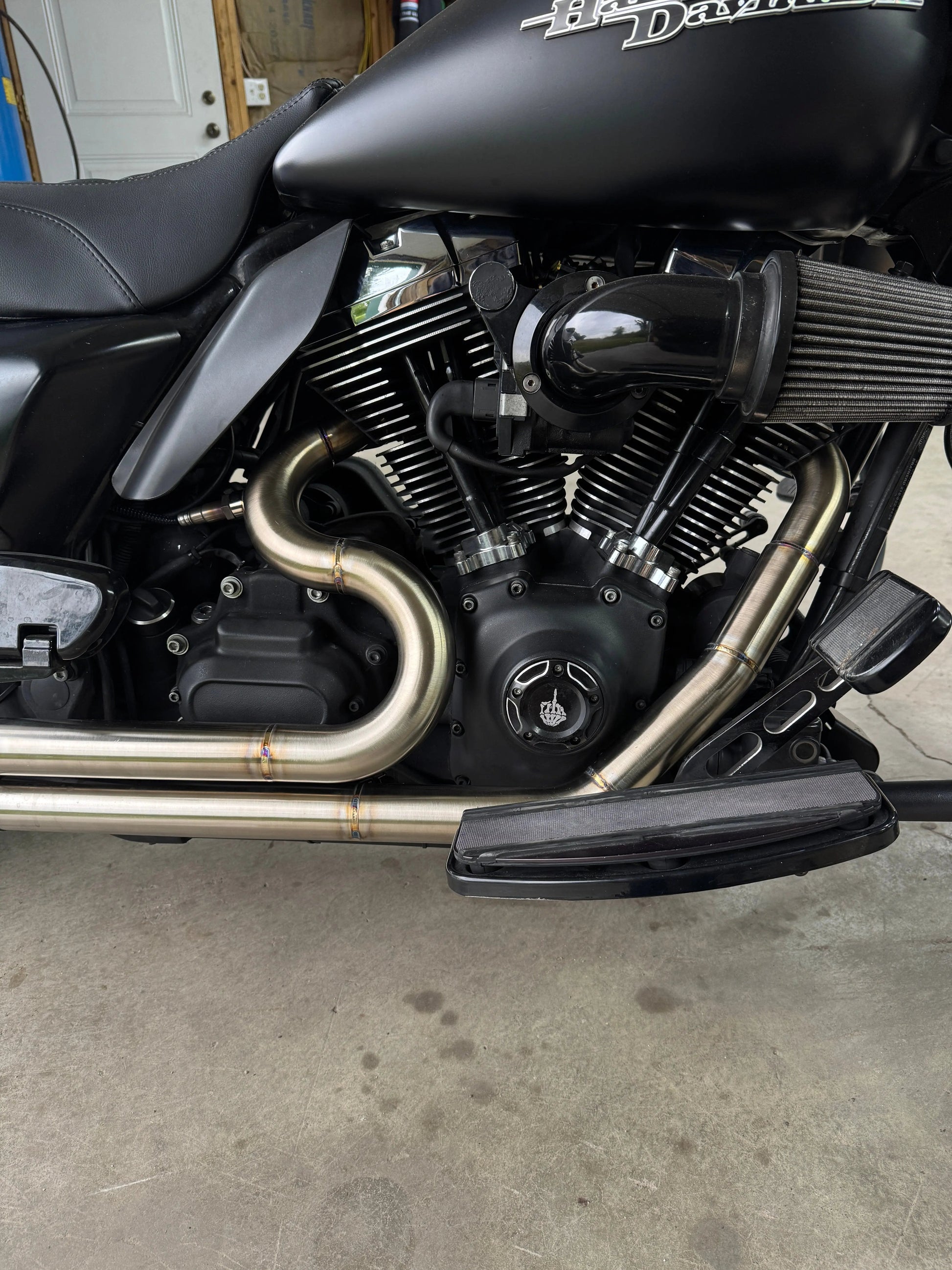 Twin cam touring full length exhaust (07-16) Bernings Performance