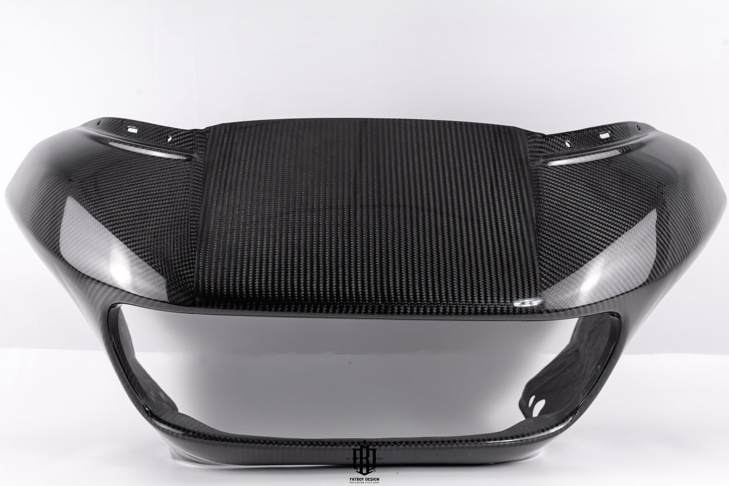 Harley Roadglide Carbon Fiber Fairing in Twill Carbon