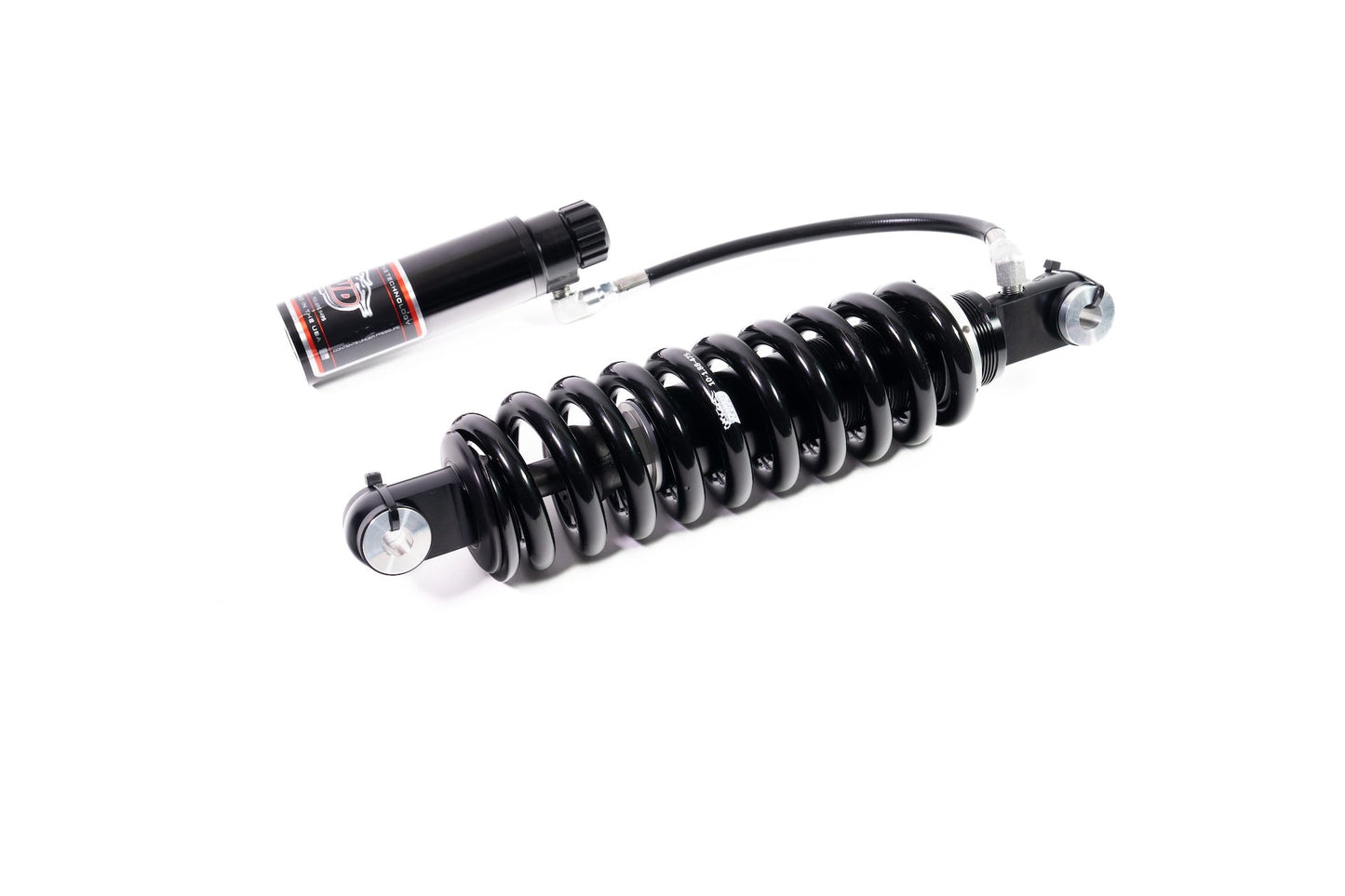 Close up shot of RWD V-Twin Harley suspension parts