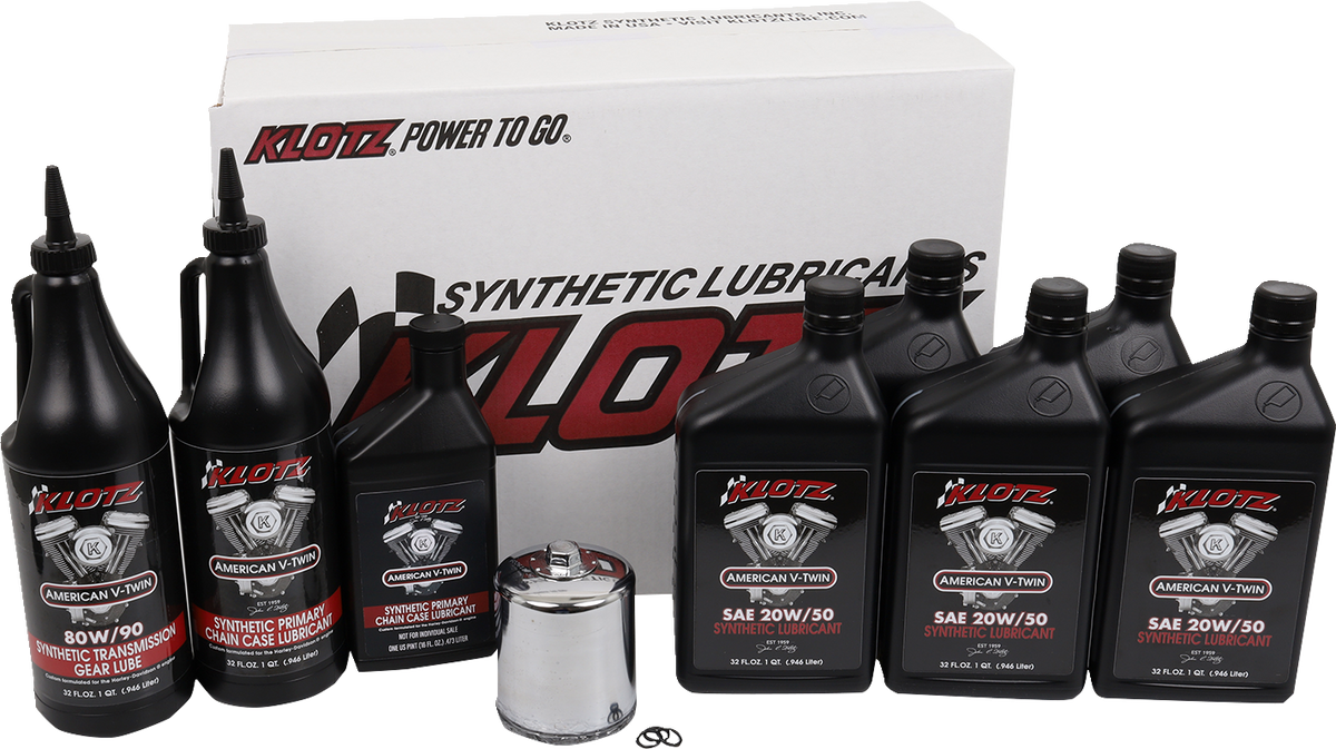 Klotz Oil Premium Oil Change Kit