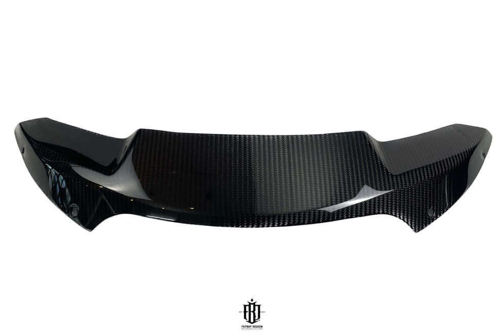 Harley Touring Carbon Fiber Shorty Windsheild in Twill carbon