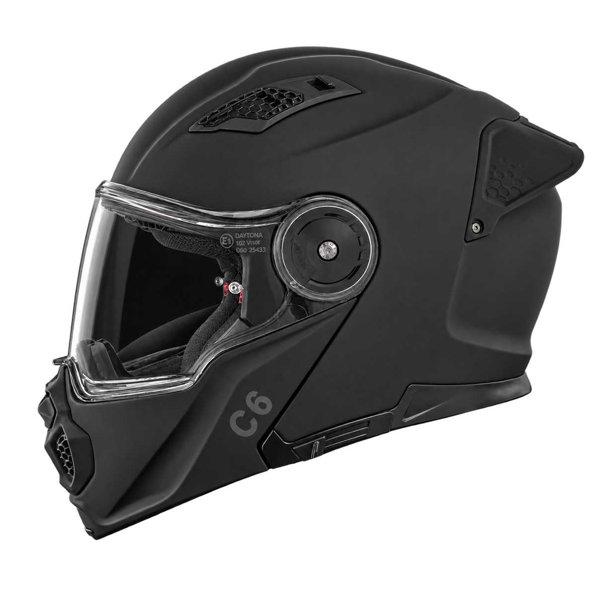 D.O.T. & ECE Daytona C6- Dull Black
