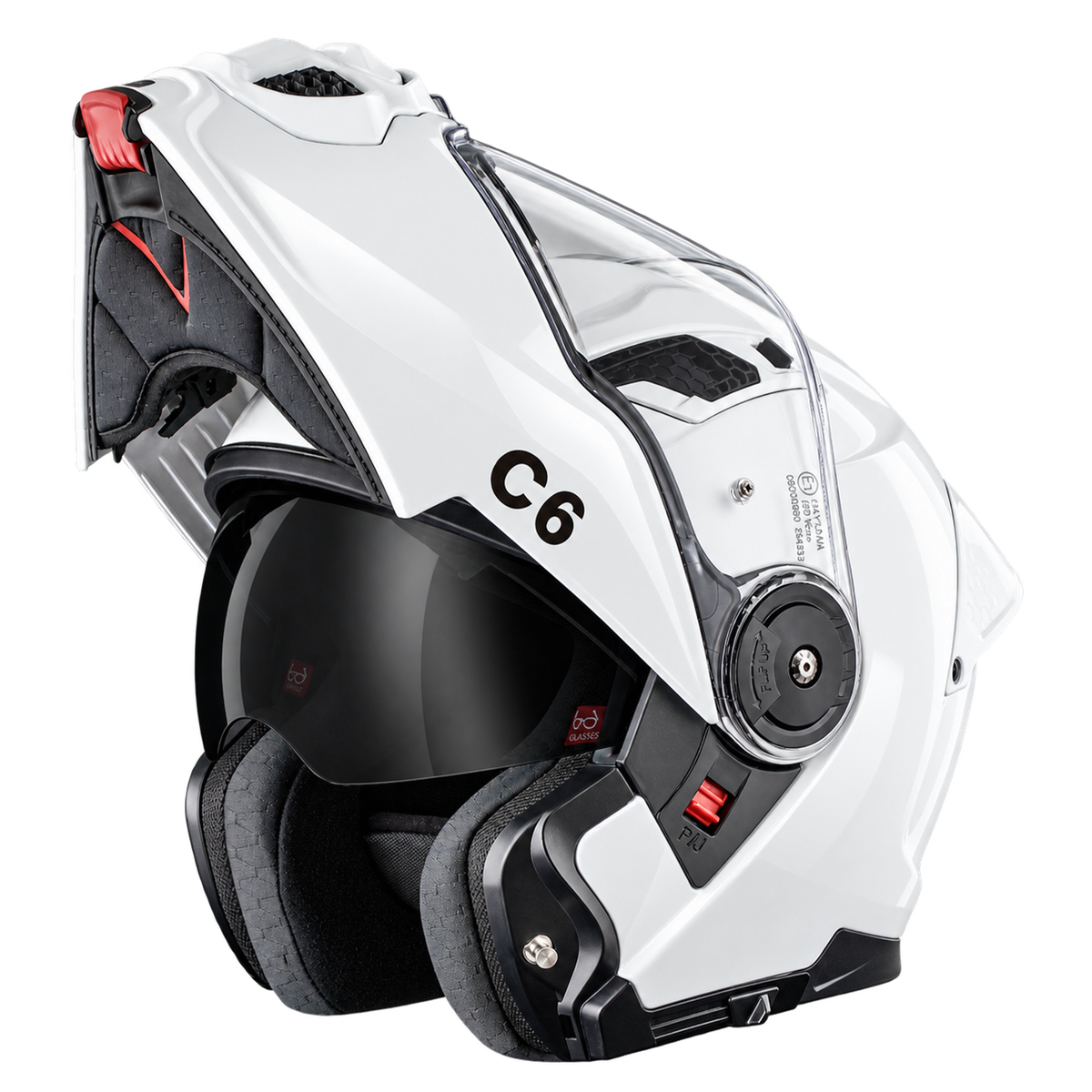 D.O.T. & ECE Daytona C6- Hi-Gloss White