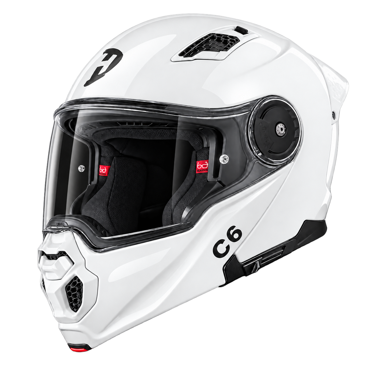 D.O.T. & ECE Daytona C6- Hi-Gloss White