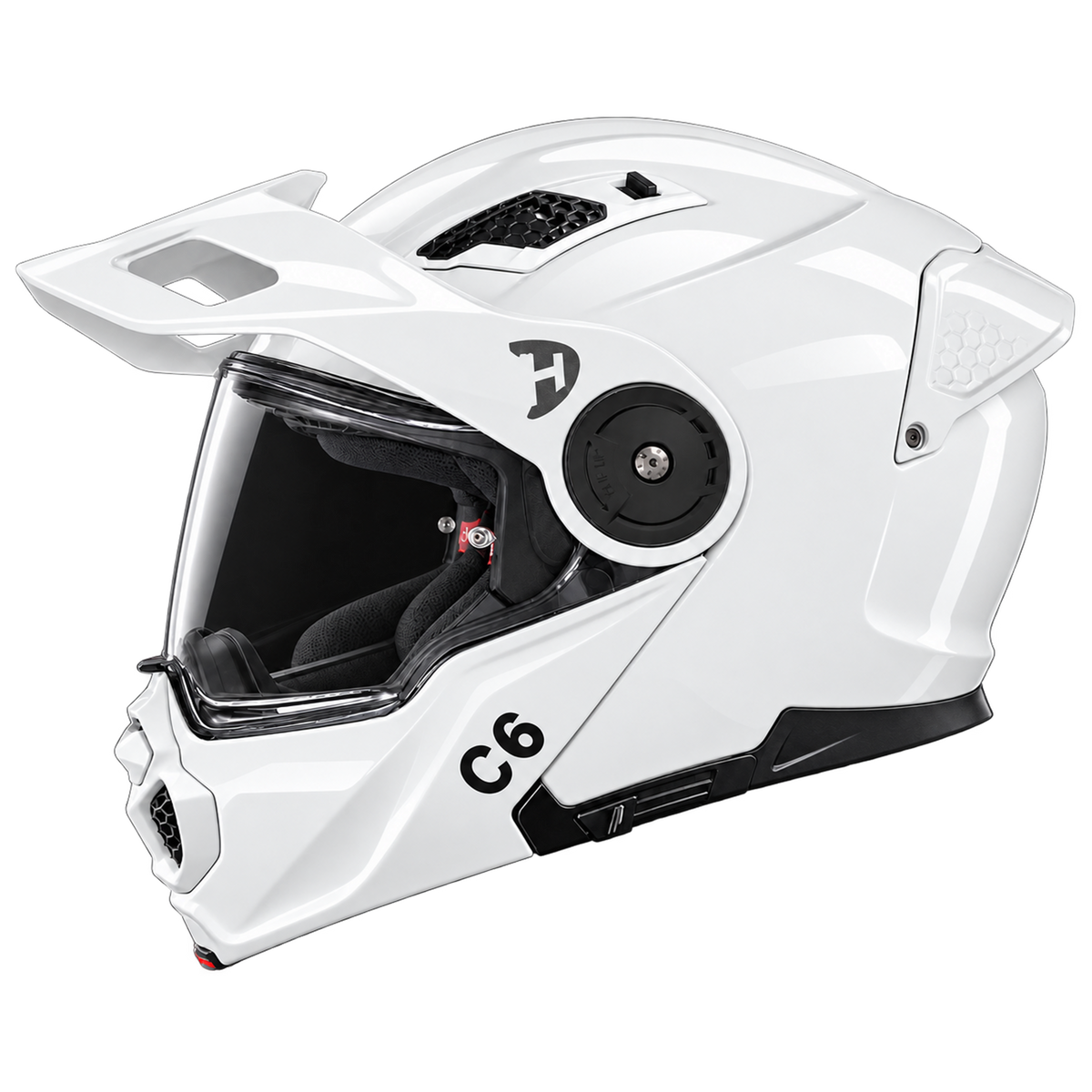 D.O.T. & ECE Daytona C6- Hi-Gloss White