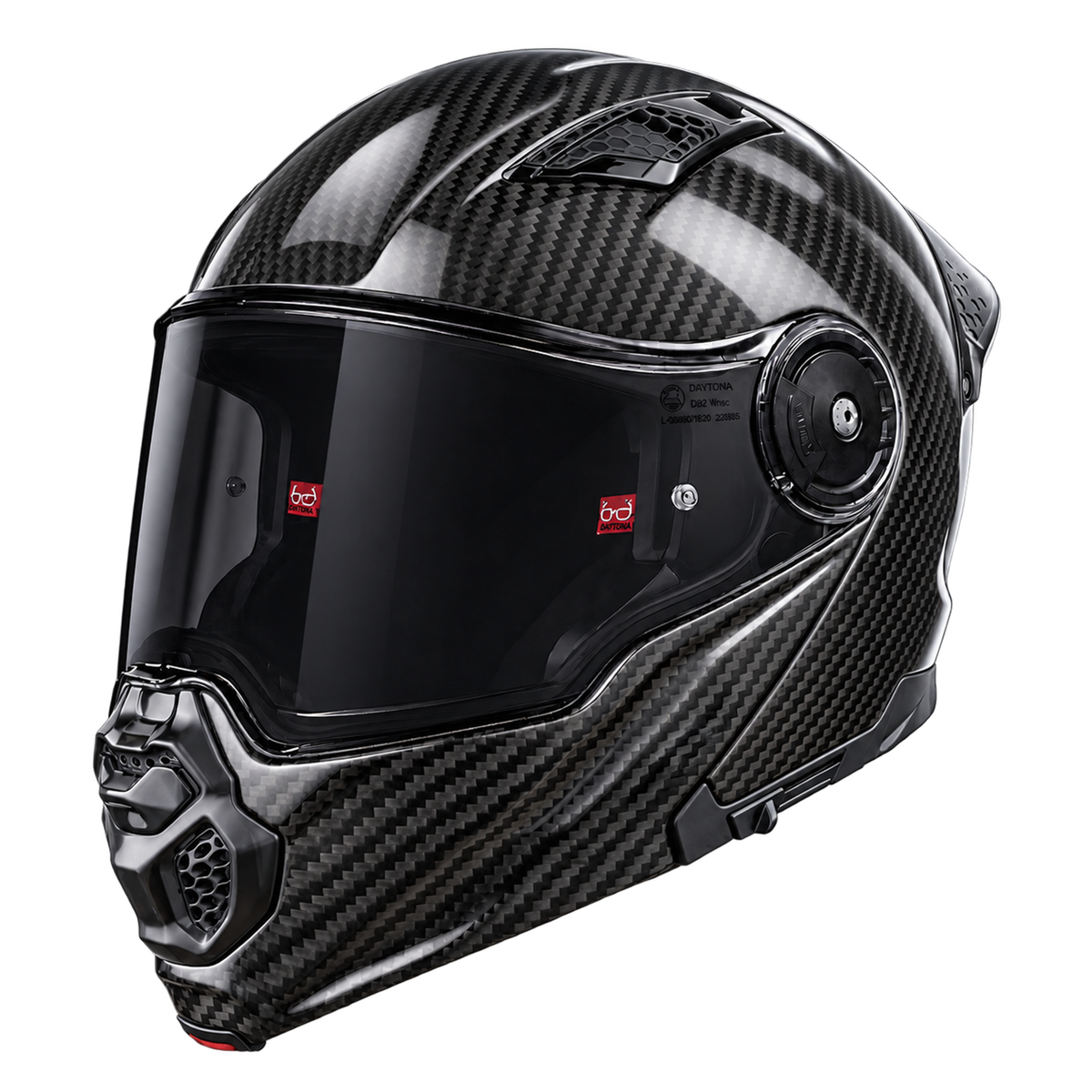 D.O.T. & ECE Daytona C6 PRO- Grey Carbon Fiber