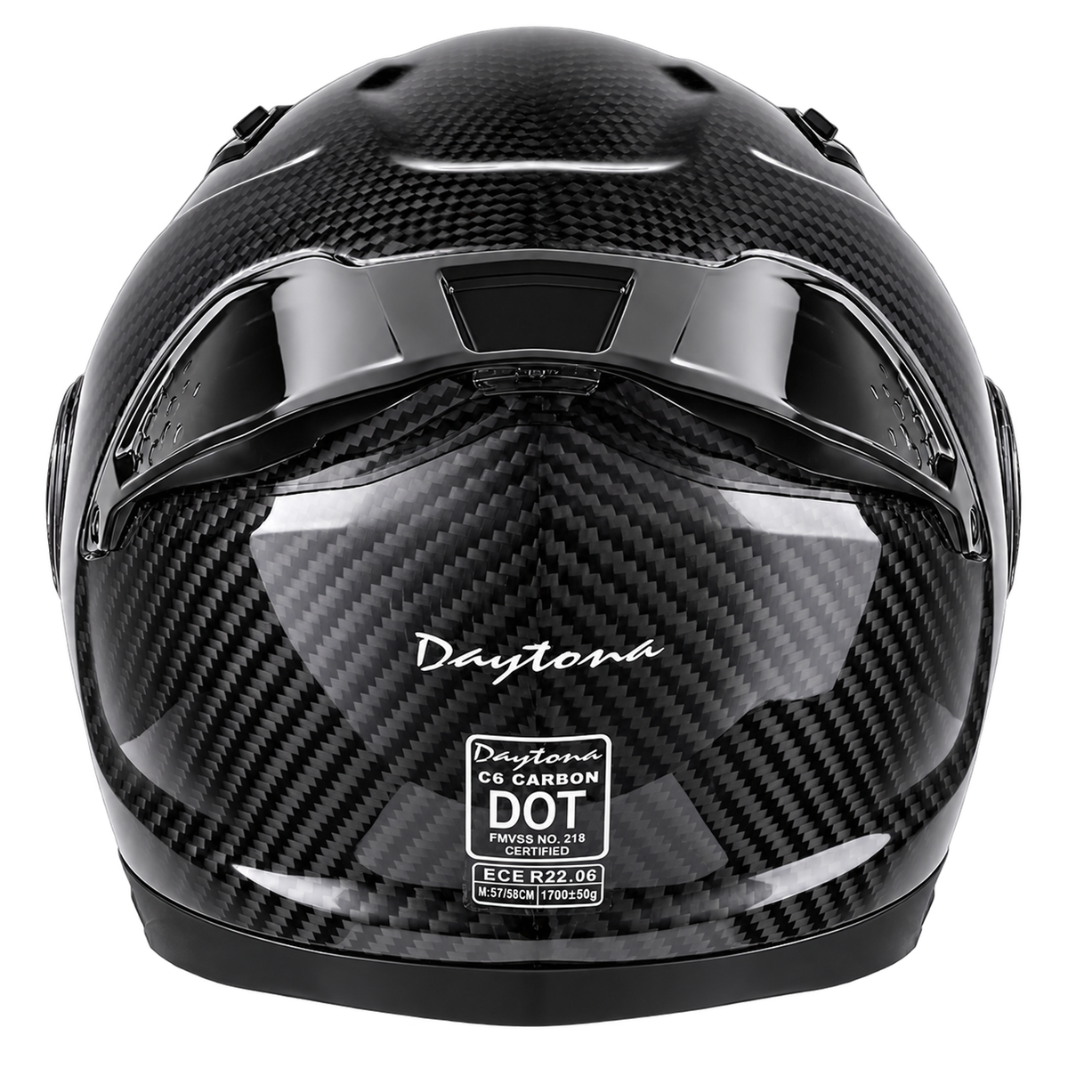 D.O.T. & ECE Daytona C6- Grey Carbon Fiber