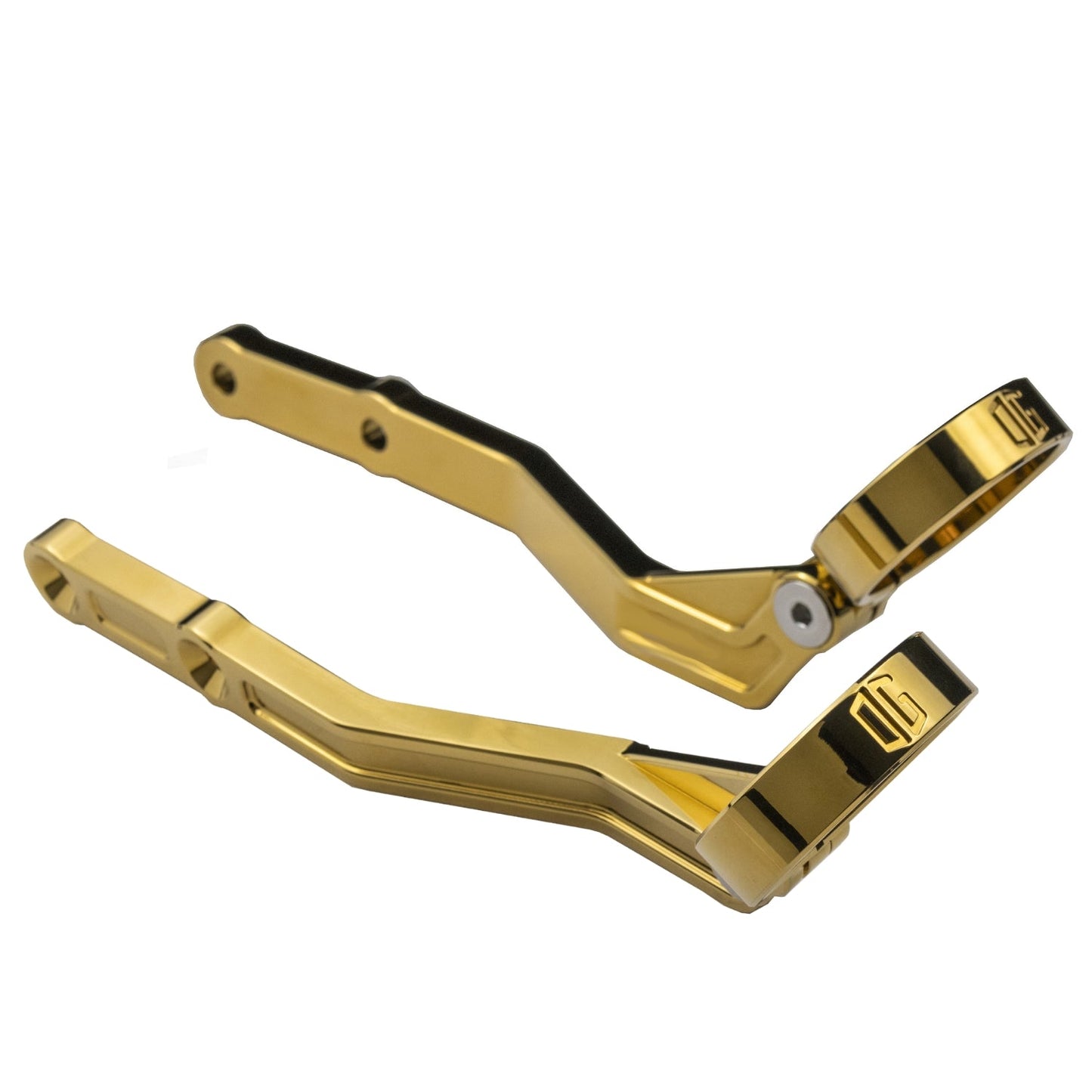 2009 + Harley Davidson Touring Reservoir Mount Gold Plating