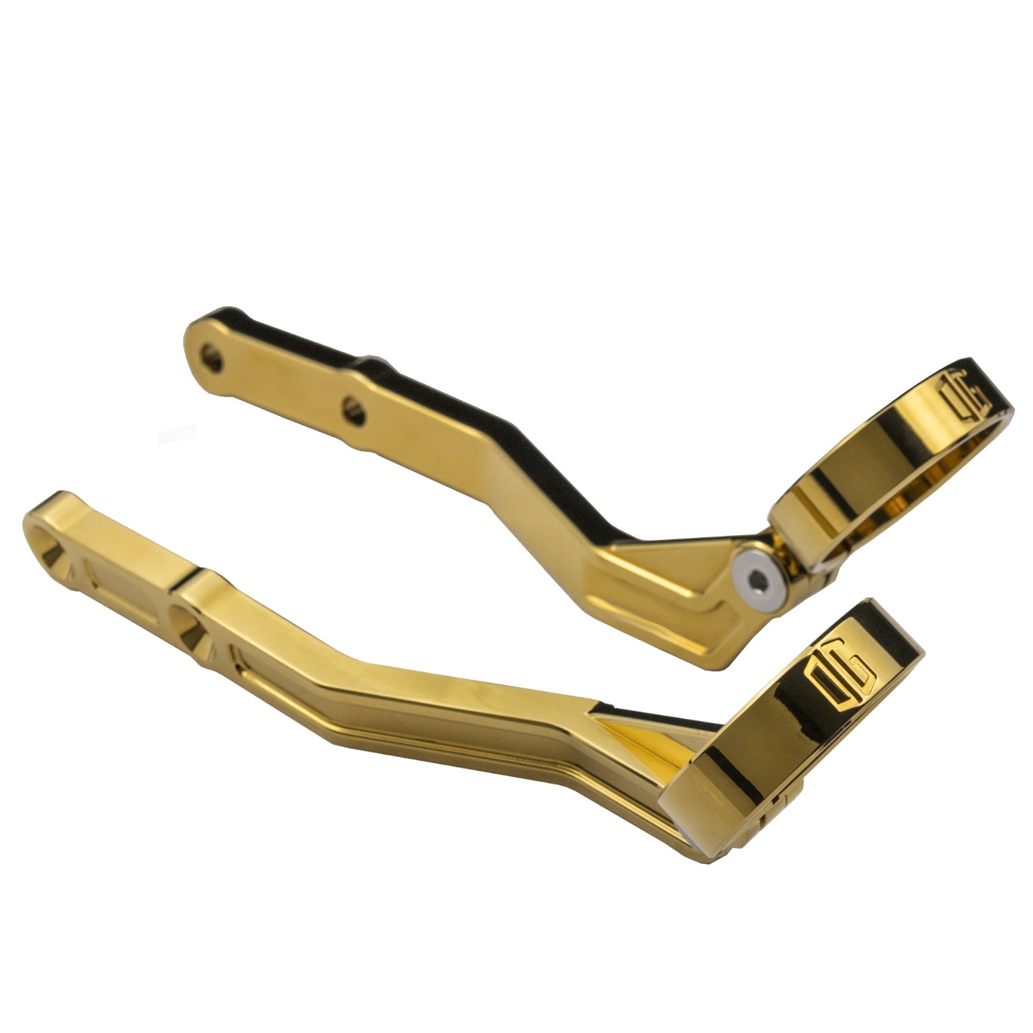 2009 + Harley Davidson Touring Reservoir Mount Gold Plating