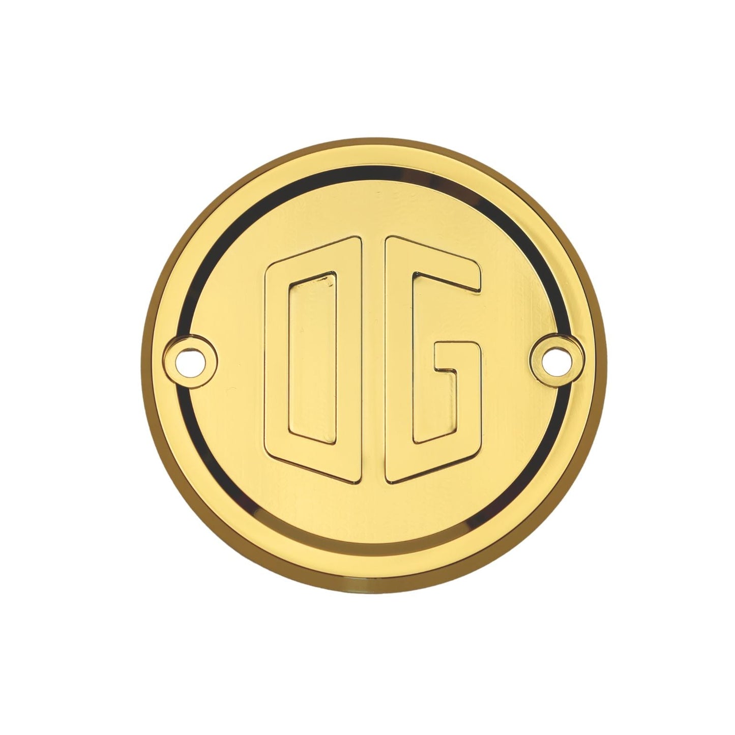Harley Davidson Evo's and Sportster Points Cover Gold Plating
