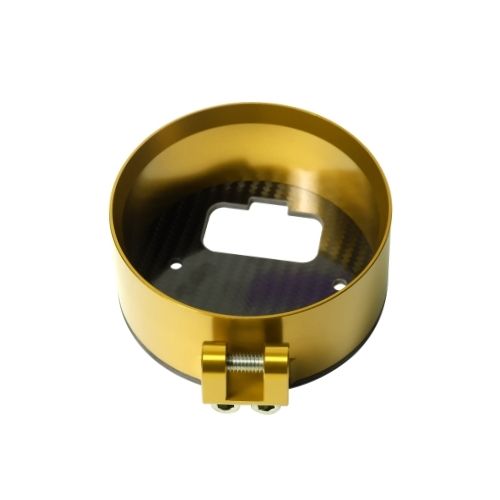 OG Indian Chief Billet Gauge Pod Gold