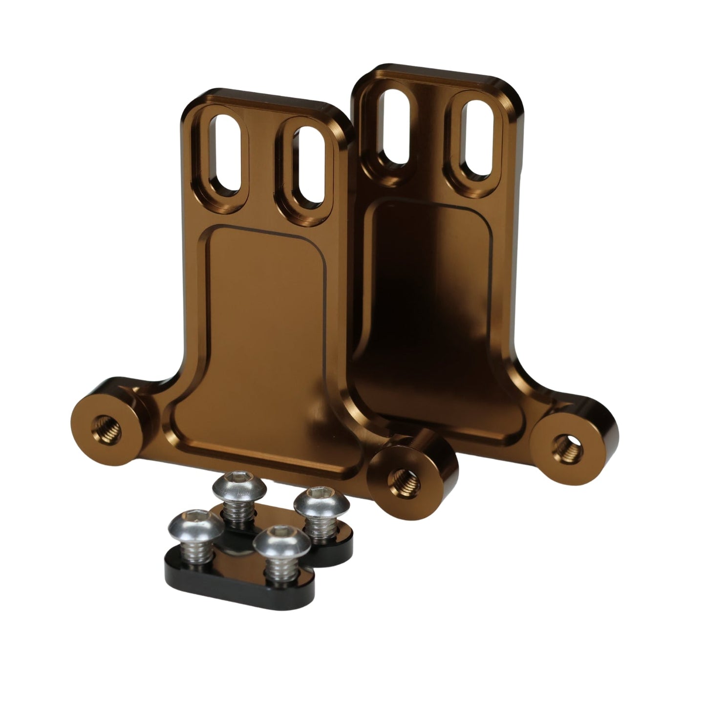 Original Garage Moto Replacement Bagger Fender Billet Bronze Bracket Kit 