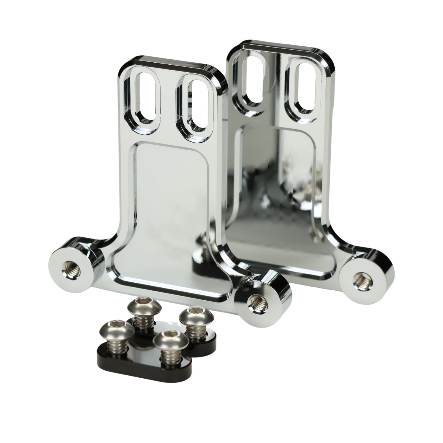 Original Garage Moto Replacement Bagger Fender Billet Chrome Bracket Kit 