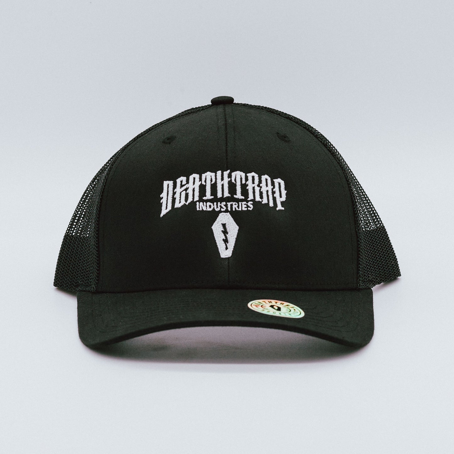 Black Deathtrap Trucker Hat