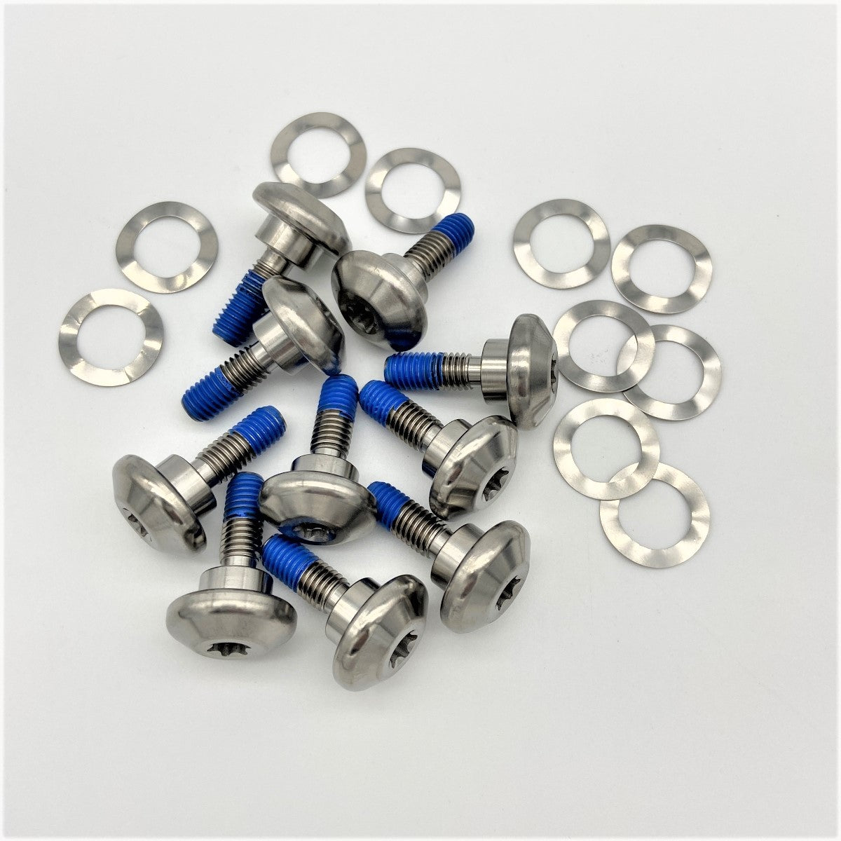 GeezerEngineering GR5 Titanium Rotor Bolt Kit (10 pcs.) for Harley