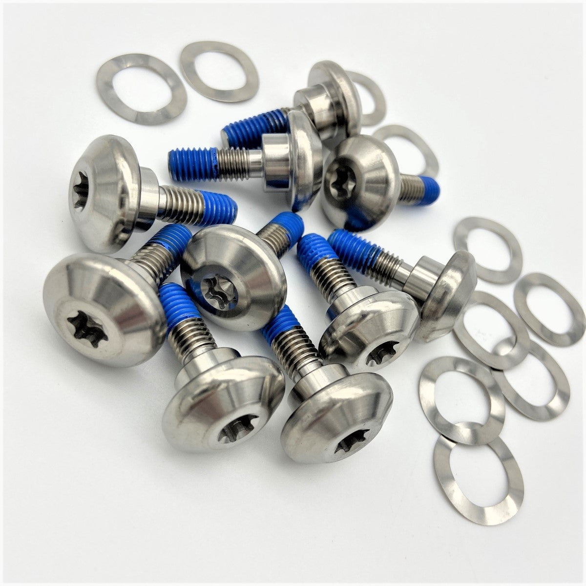 GeezerEngineering GR5 Titanium Rotor Bolt Kit (10 pcs.) for Harley