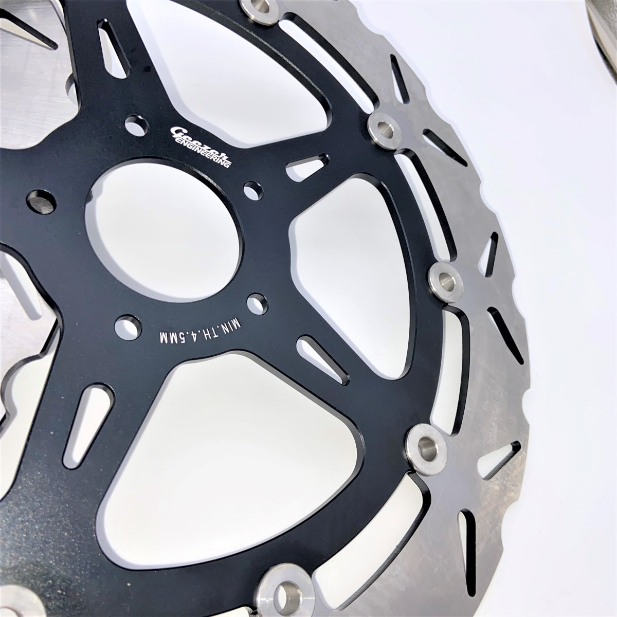 GeezerEngineering 14-inch performance full-floating brake rotors for Harley