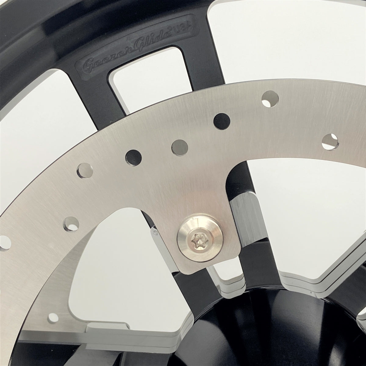 GeezerEngineering Brake Rotor with Floating Disk Mounts for Harley