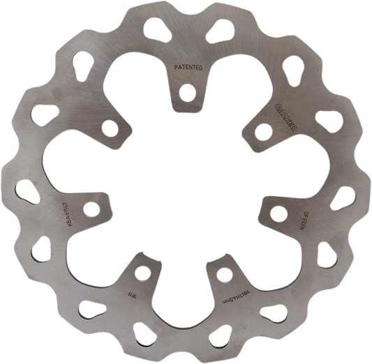 Galfer Wave Front Brake Rotor for 2009-2016 Harley Touring Chisel/Slicer Wheel