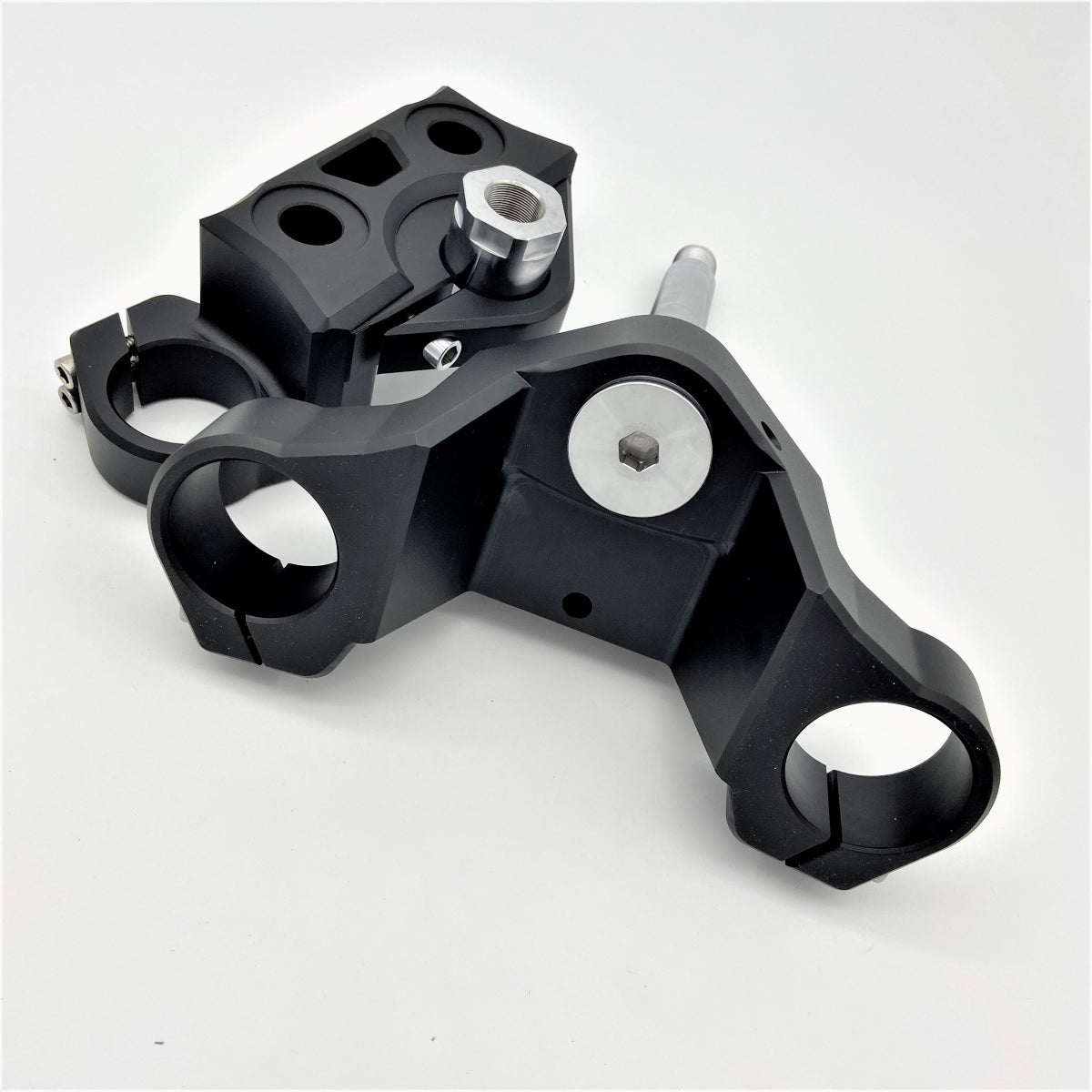 GeezerEngineering 49 mm 2" drop Triple-Trees for Dyna/FXR/XL style frames for Harley