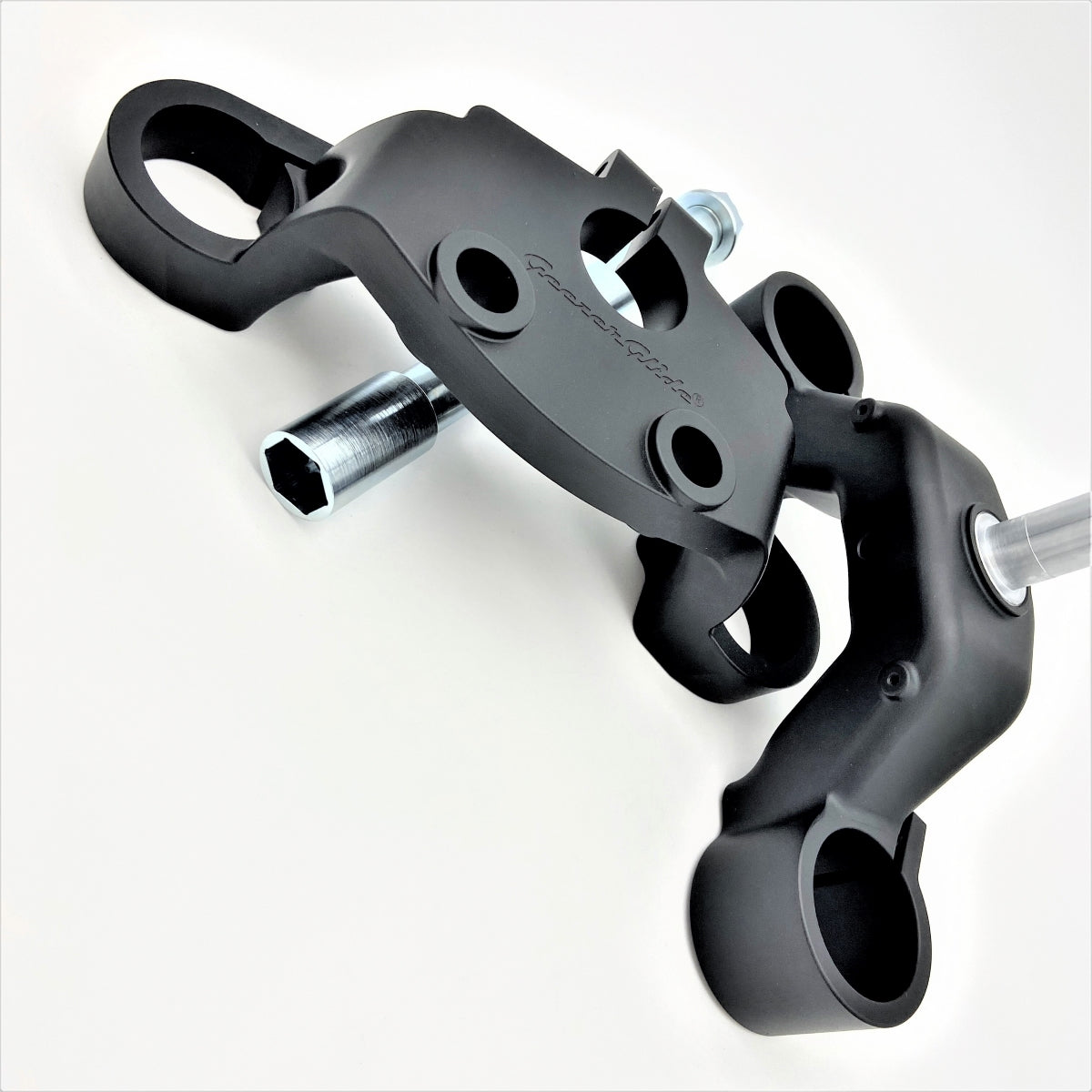GeezerEngineering 50-55 2” drop Triple-Trees for Harley Performance Baggers