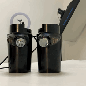 GeezerEngineering Cowbells (LED auxiliary light & turn signal) Harley 2014 & later Touring Models (black or chrome)