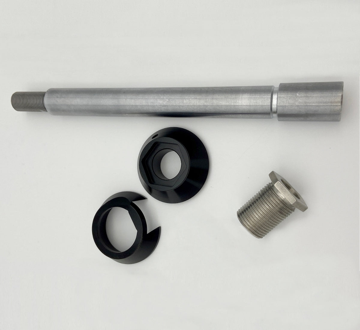 GeezerEngineering Triple-Tree, Fork-Slider, 49 mm Tubes, Rebuild Kit for Harley 2013 & earlier Touring (Axle & Cone-Spacers)
